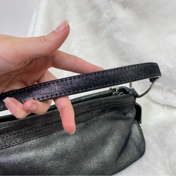 Juicy Couture Vintage Gray Metallic Shoulder purse - Picture 9 of 16